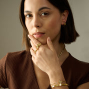 CLUSTER CLOVER BANGLE