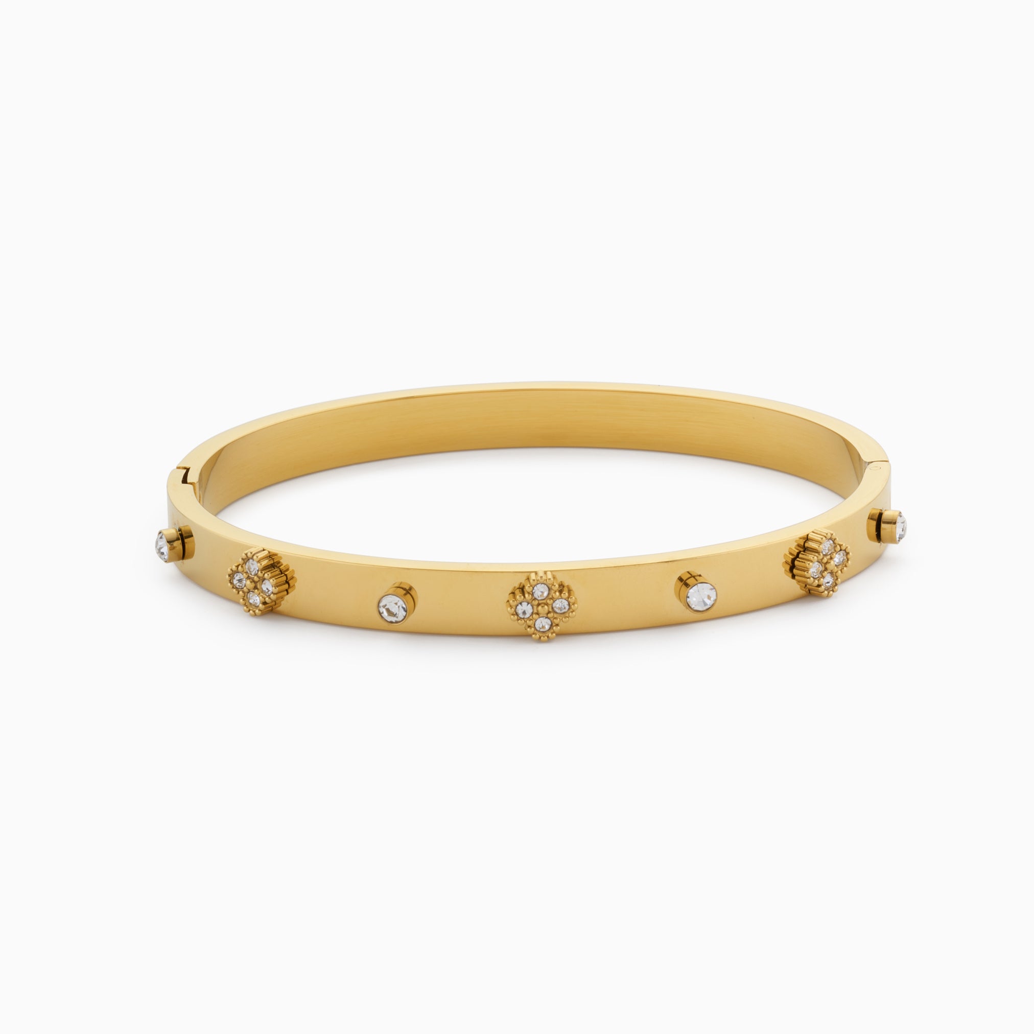 CLUSTER CLOVER BANGLE