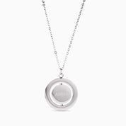 SPINNING DISC ENGRAVABLE NECKLACE