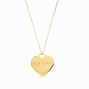 LOVE LOCK HEART ENGRAVABLE NECKLACE