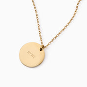 ENGRAVABLE DISC NECKLACE