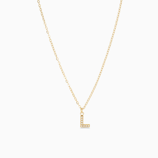 SPARKLE INITIAL NECKLACE