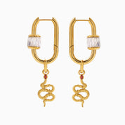 LAUREN X LYNOTT EIST LIOM HOOP EARRINGS (Charms sold separately)