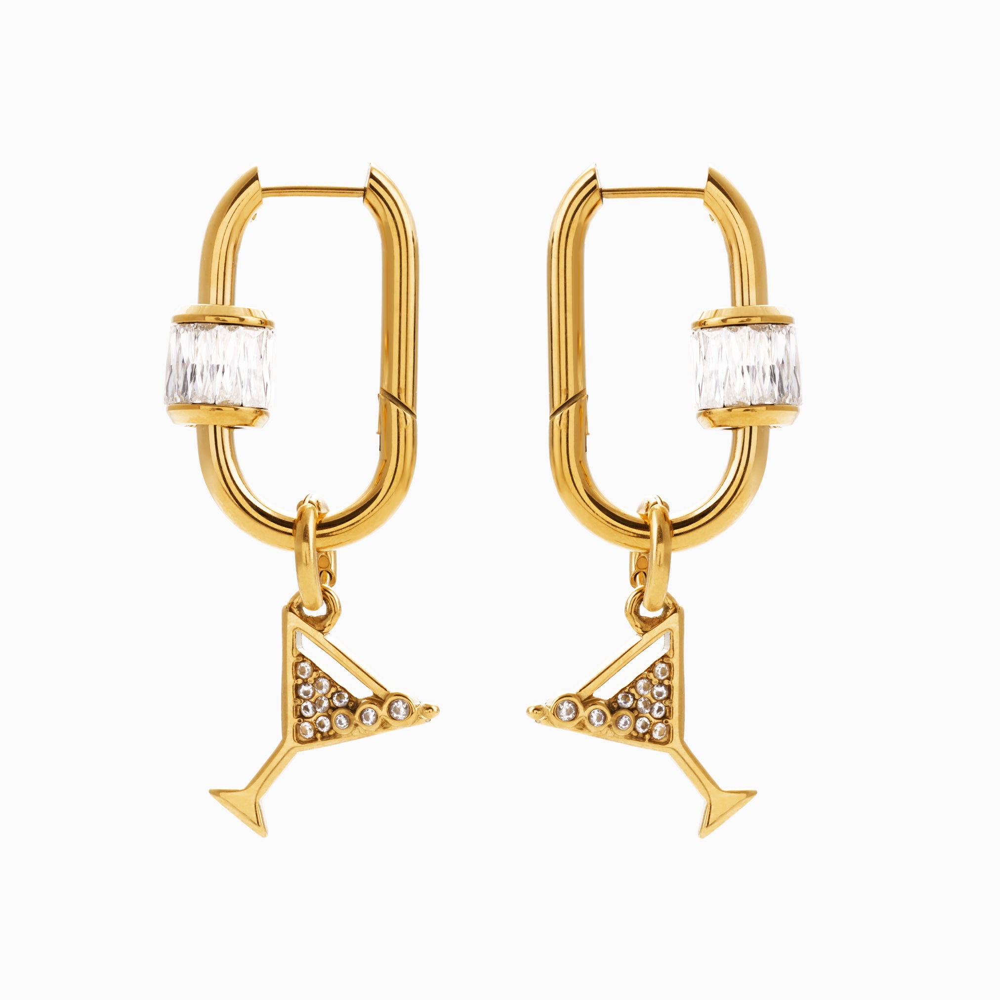 LAUREN X LYNOTT EIST LIOM HOOP EARRINGS (Charms sold separately)