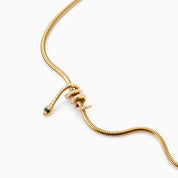 LAUREN X LYNOTT NATHAIR NÍMHE SNAKE NECKLACE
