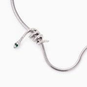 LAUREN X LYNOTT NATHAIR NÍMHE SNAKE NECKLACE