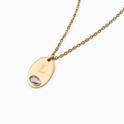 THE PROMISE OVAL ENGRAVABLE NECKLACE