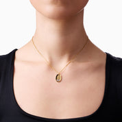 THE PROMISE OVAL ENGRAVABLE NECKLACE