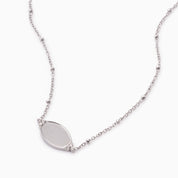 WHISPERING CLOVER ENGRAVABLE NECKLACE