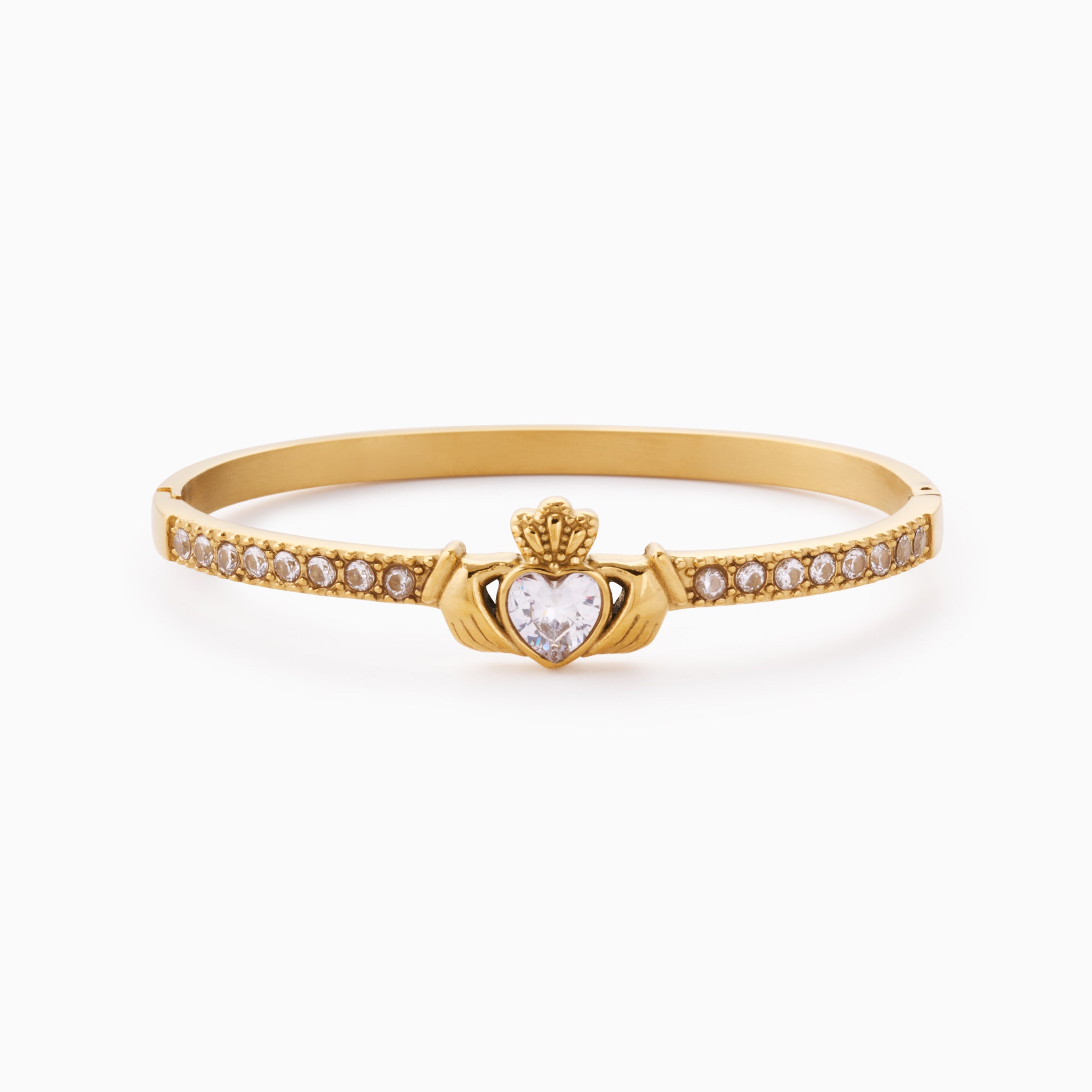 SAOIRSE CLADDAGH BANGLE – Lynott Jewellery