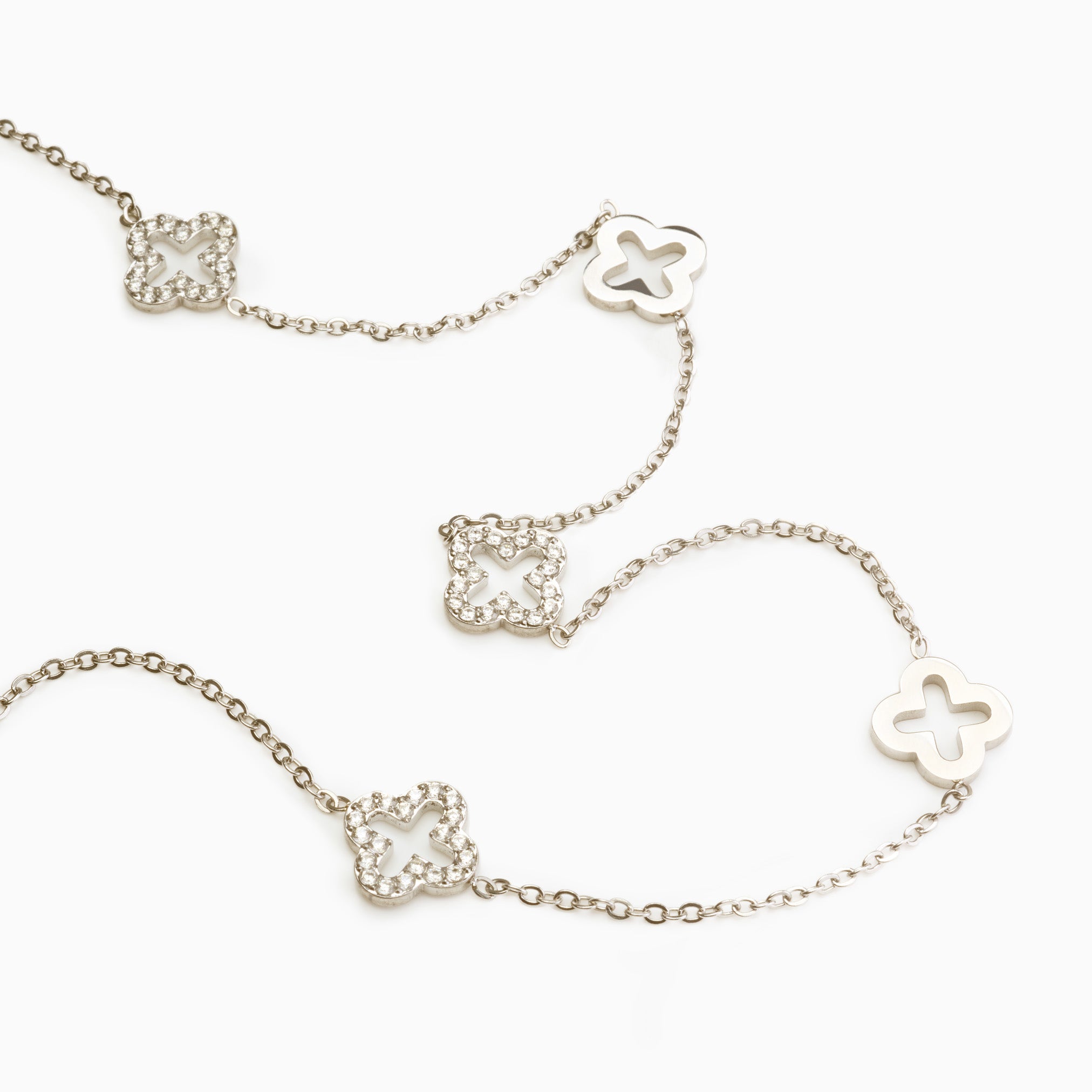 MULTI CLOVER NECKLACE