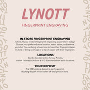 BOOK YOUR FINGERPRINT ENGRAVING IN-STORE