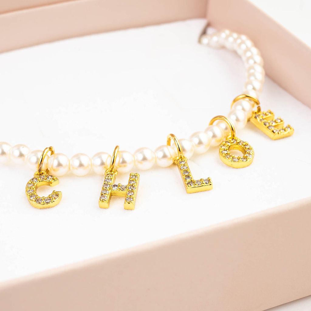 PEARL NAME NECKLACE