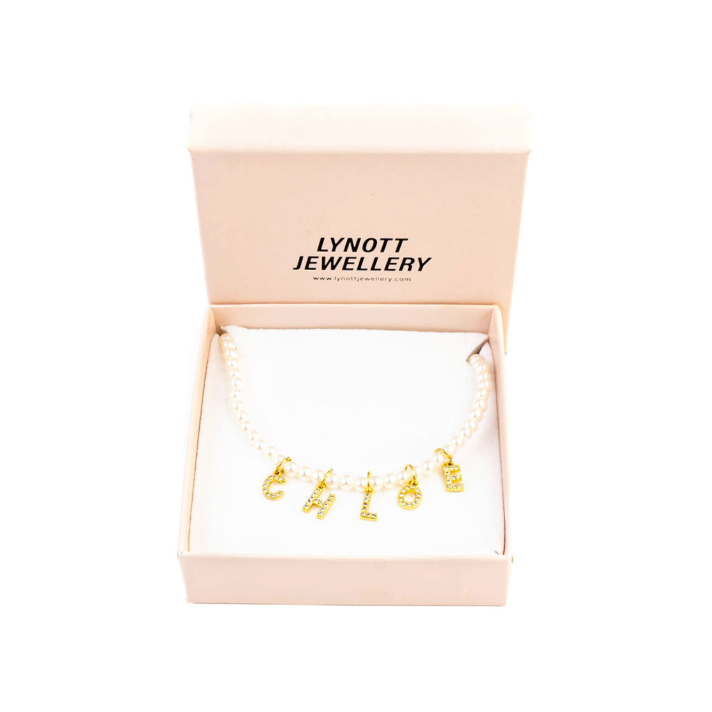 PEARL NAME NECKLACE