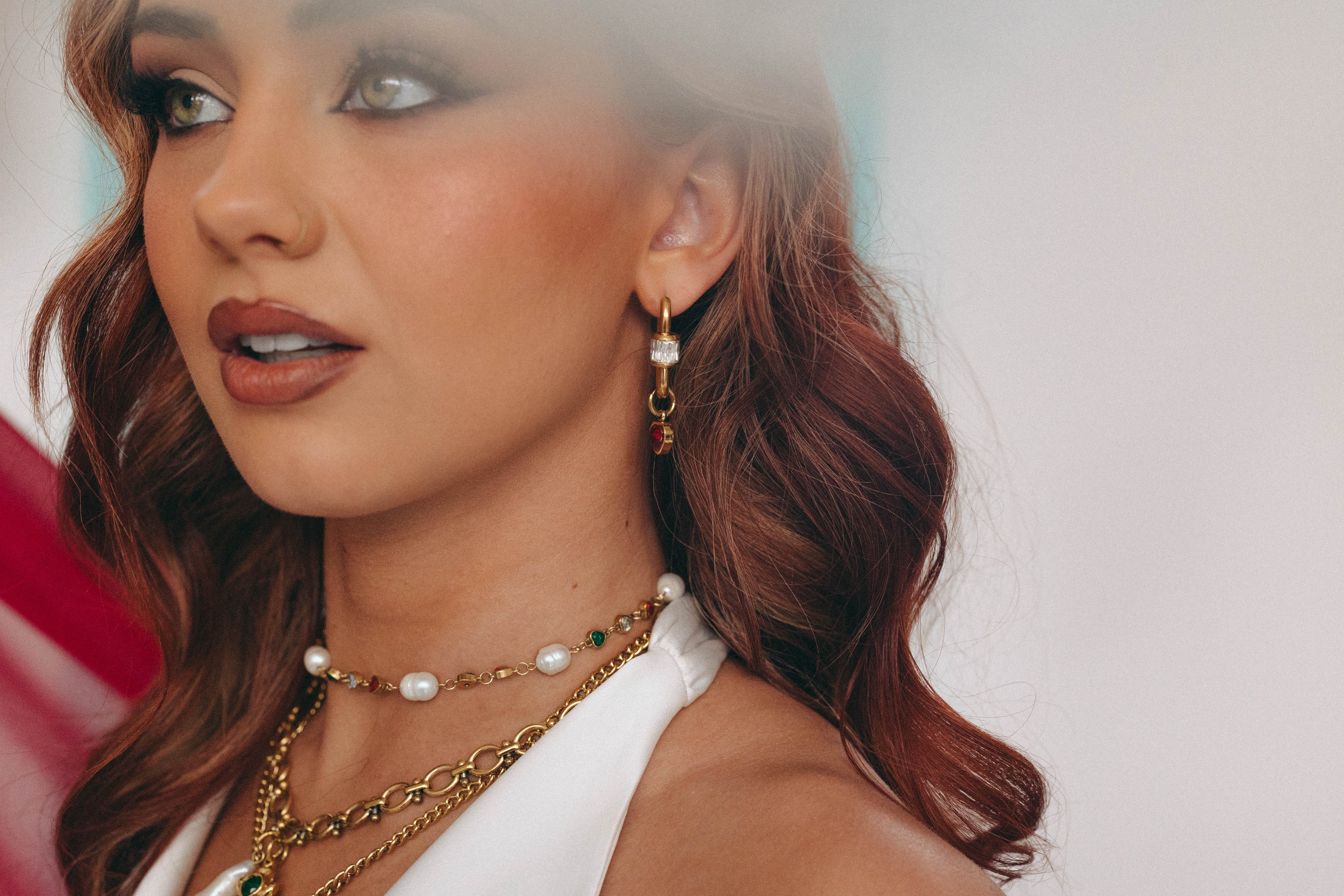 LAUREN X LYNOTT EIST LIOM HOOP EARRINGS (Charms sold separately)