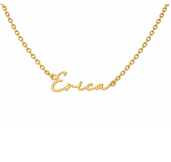 Personalised Classic Script Name Necklace