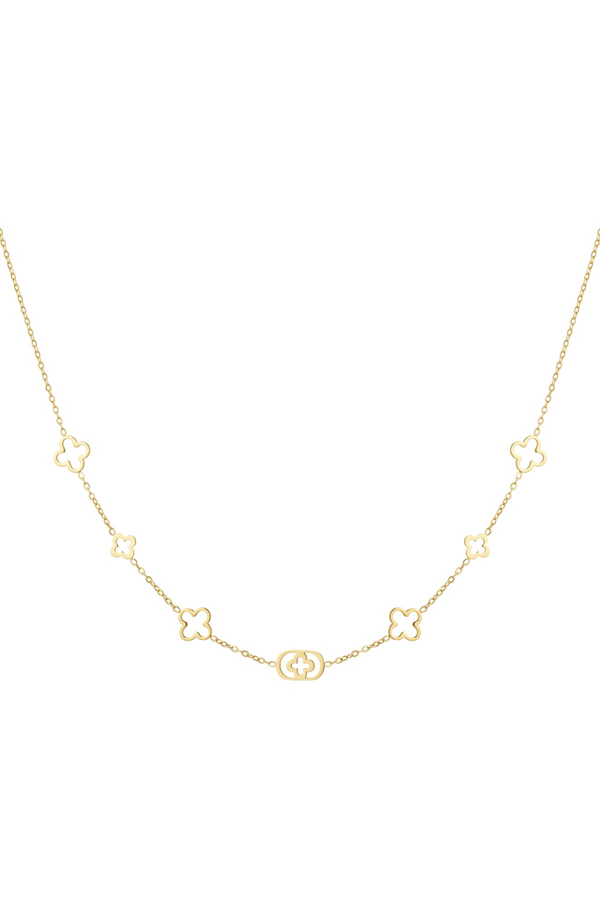 LINKING CLOVER NECKLACE