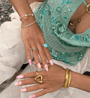KATJIA MIA MODERN GIRL BANGLE best gold plated tarnish and water resistant piece by Irish Jewellery brand - Lynott Jewellery