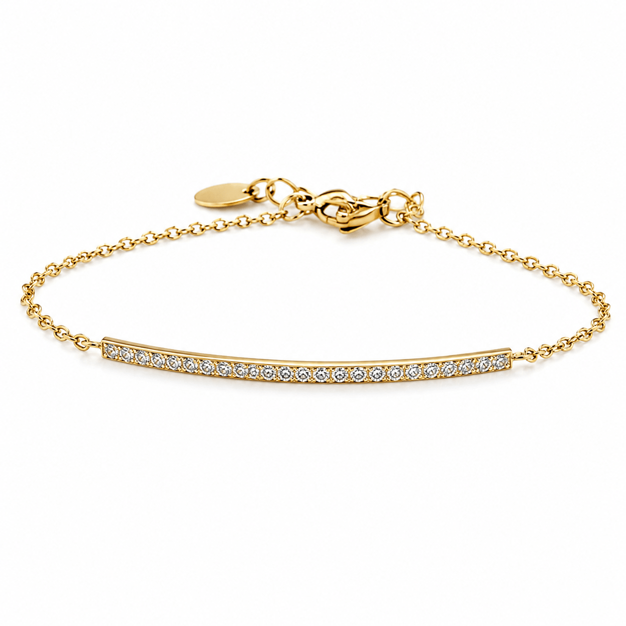SIGNATURE BAR BRACELET best gold plated tarnish and water resistant piece by Irish Jewellery brand - Lynott Jewellery