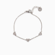 GLIMMER HEART BRACELET best gold plated tarnish and water resistant piece by Irish Jewellery brand - Lynott Jewellery