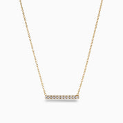 LINEAR LUXE NECKLACE best gold plated tarnish and water resistant piece by Irish Jewellery brand - Lynott Jewellery