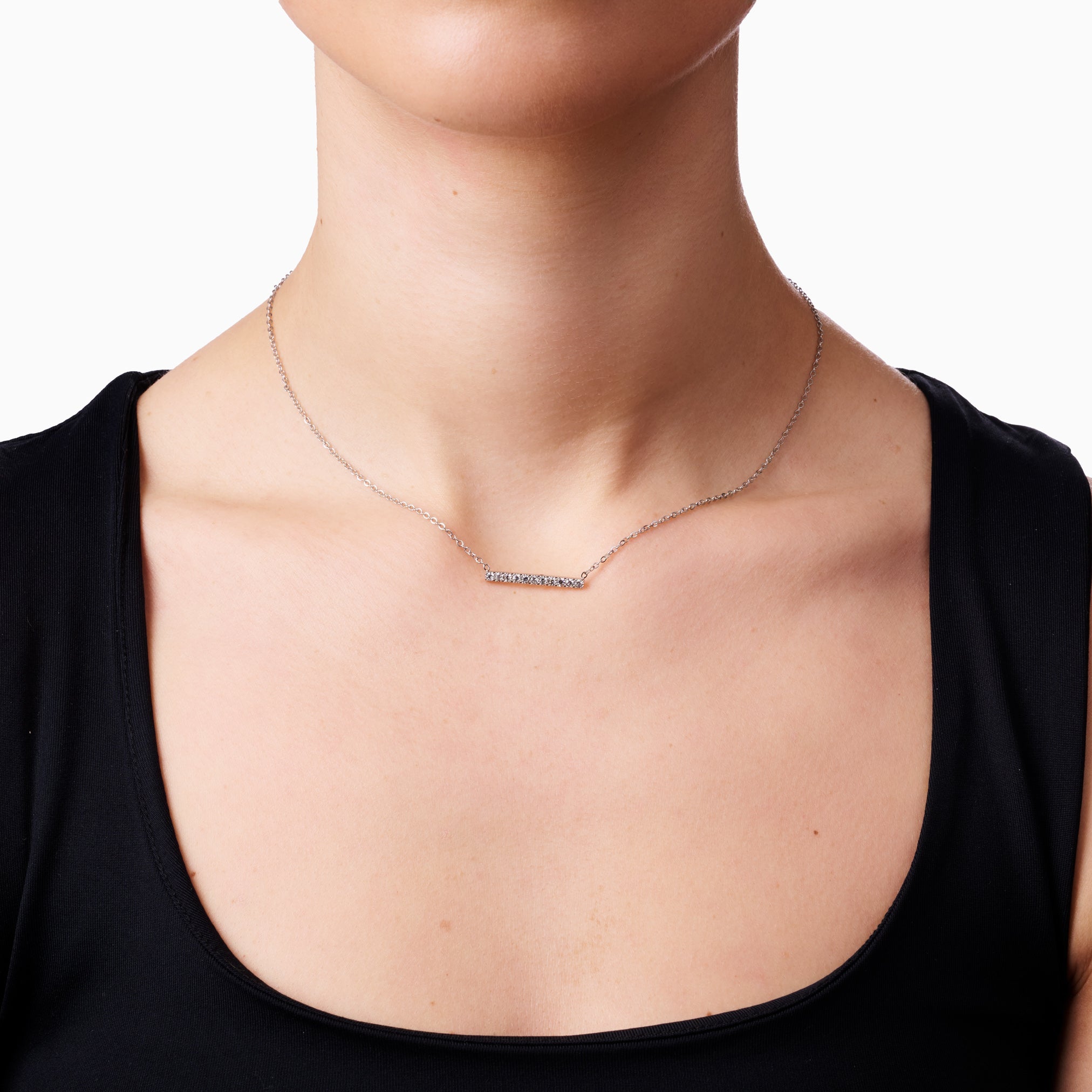 LINEAR LUXE NECKLACE best gold plated tarnish and water resistant piece by Irish Jewellery brand - Lynott Jewellery
