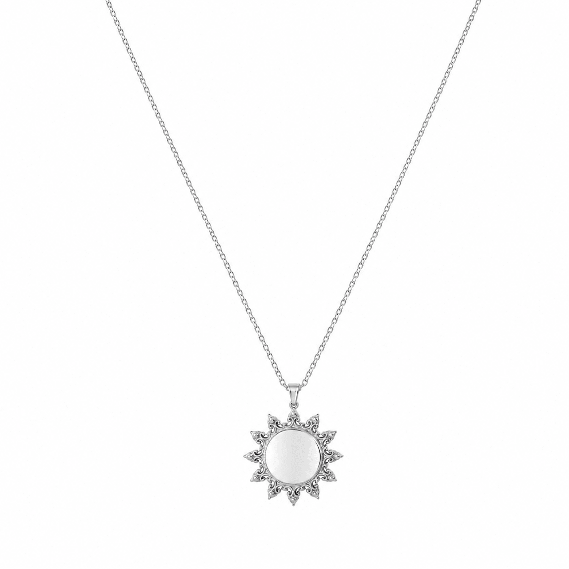 AMBER GLOW ENGRAVABLE NECKLACE best gold plated tarnish and water resistant piece by Irish Jewellery brand - Lynott Jewellery