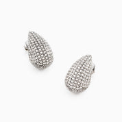 CRYSTAL DOME STUD best gold plated tarnish and water resistant piece by Irish Jewellery brand - Lynott Jewellery