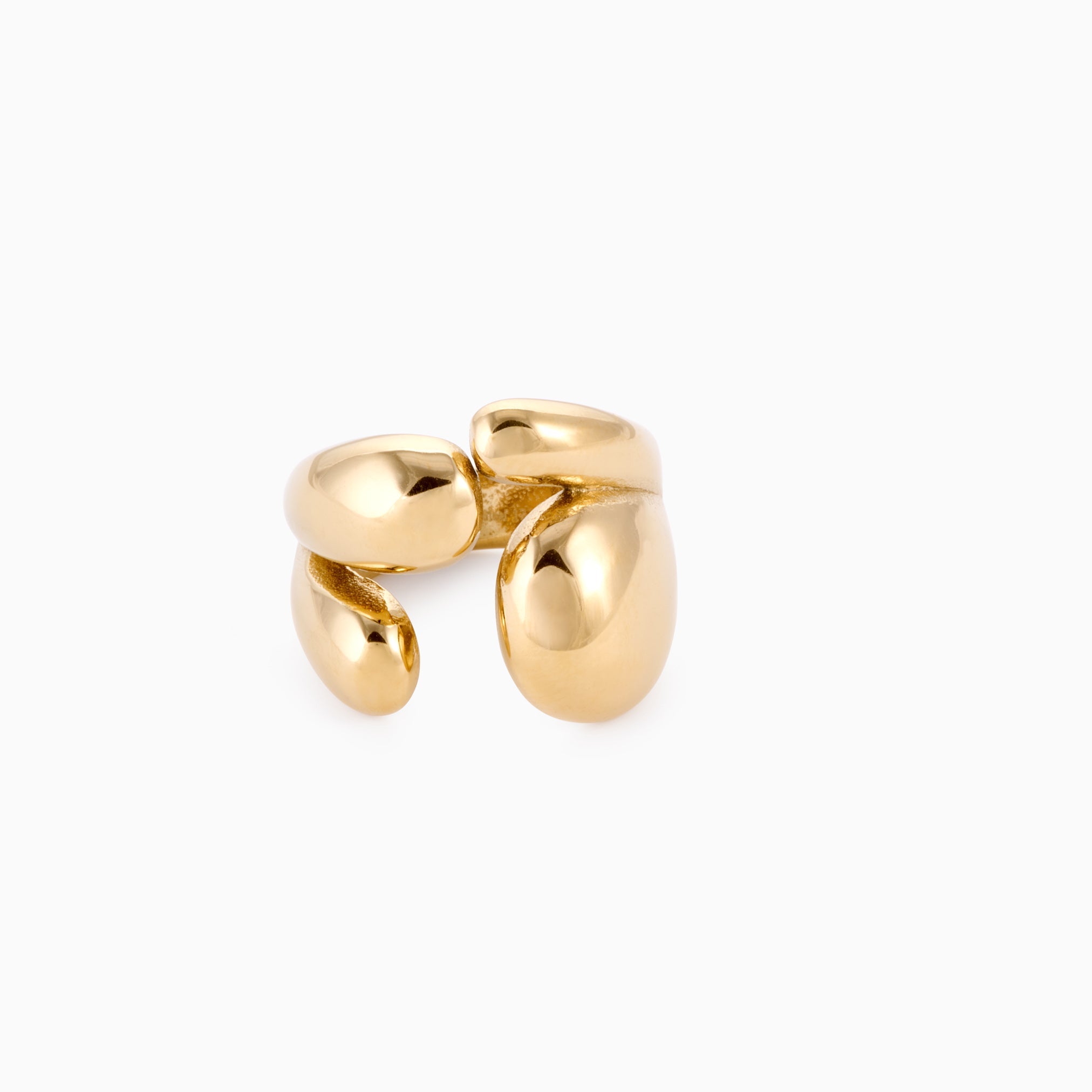 ATHENA ADJUSTABLE RING best gold plated tarnish and water resistant piece by Irish Jewellery brand - Lynott Jewellery