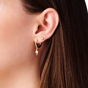 CRYSTAL DOT STUD 3 PAIR EARRING SET best gold plated tarnish and water resistant piece by Irish Jewellery brand - Lynott Jewellery