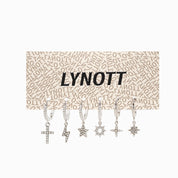 COSMIC WONDER HUGGIE 5 PIECE EARRING SET best gold plated tarnish and water resistant piece by Irish Jewellery brand - Lynott Jewellery