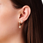 COSMIC WONDER HUGGIE 5 PIECE EARRING SET best gold plated tarnish and water resistant piece by Irish Jewellery brand - Lynott Jewellery