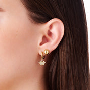 MAGIC MOMENT HUGGIE 5 PIECE EARRING SET best gold plated tarnish and water resistant piece by Irish Jewellery brand - Lynott Jewellery