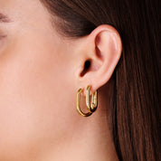 POLLY HUGGIE 3 PAIR EARRING SET best gold plated tarnish and water resistant piece by Irish Jewellery brand - Lynott Jewellery