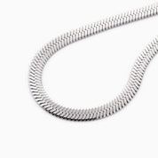 SNAKE CHAIN NECKLACE best gold plated tarnish and water resistant piece by Irish Jewellery brand - Lynott Jewellery