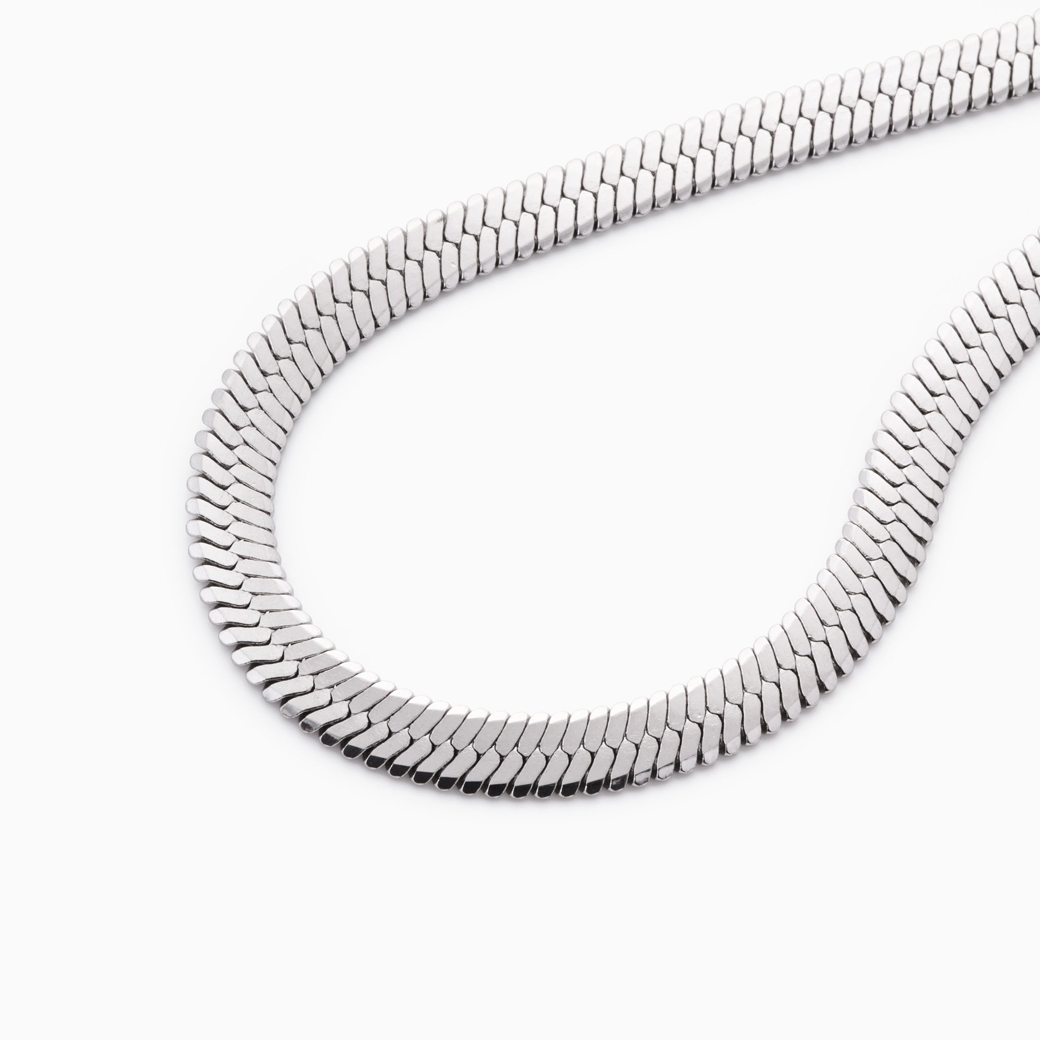 SNAKE CHAIN NECKLACE best gold plated tarnish and water resistant piece by Irish Jewellery brand - Lynott Jewellery