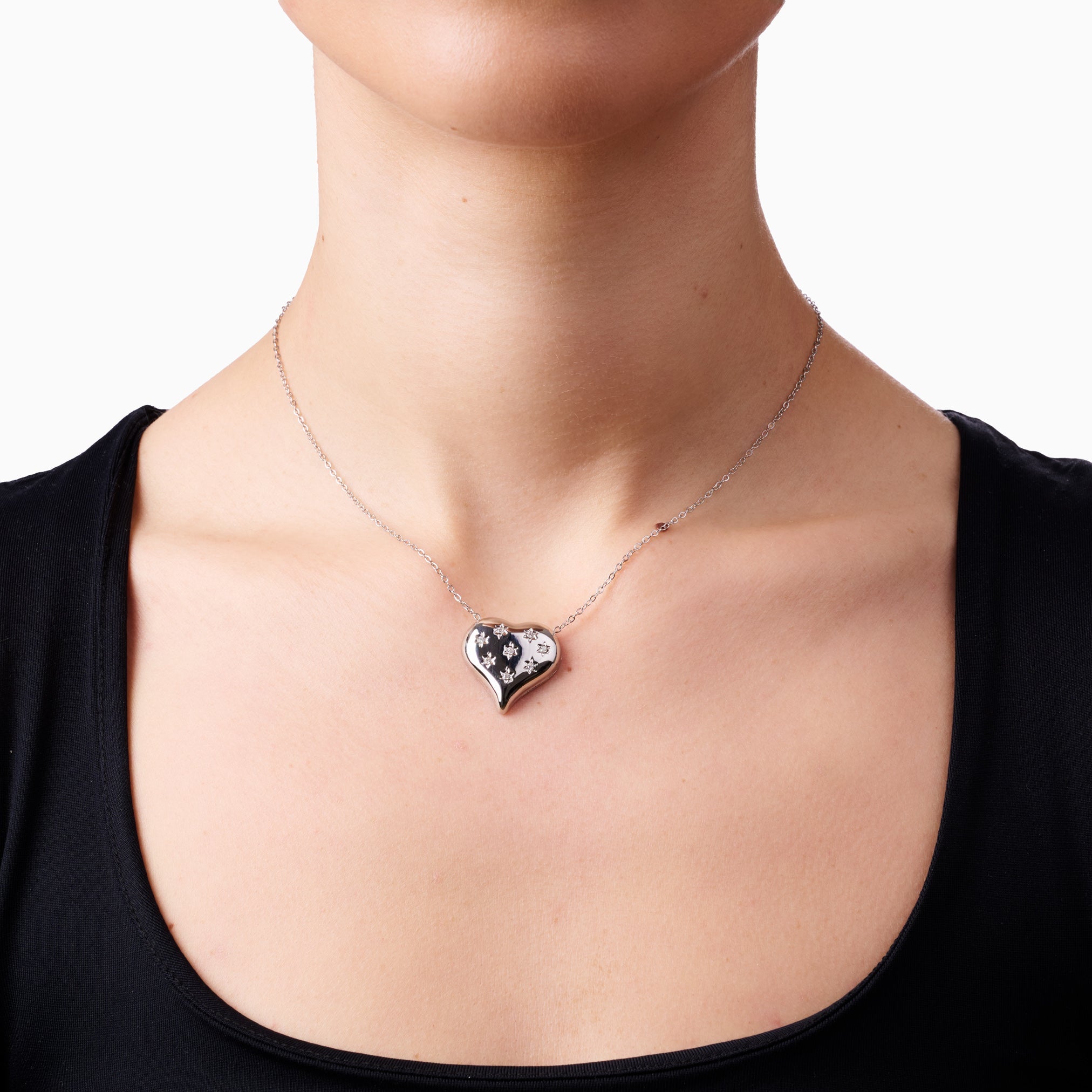 TRUE LOVE HEART NECKLACE best gold plated tarnish and water resistant piece by Irish Jewellery brand - Lynott Jewellery