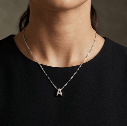 INITIAL NECKLACE best gold plated tarnish and water resistant piece by Irish Jewellery brand - Lynott Jewellery