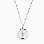SPINNING HEART ENGRAVABLE NECKLACE best gold plated tarnish and water resistant piece by Irish Jewellery brand - Lynott Jewellery