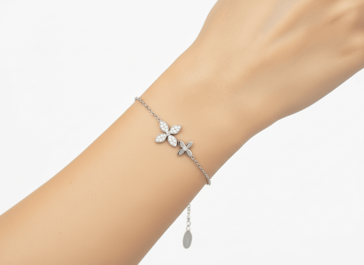 BLOSSOM BRACELET best gold plated tarnish and water resistant piece by Irish Jewellery brand - Lynott Jewellery