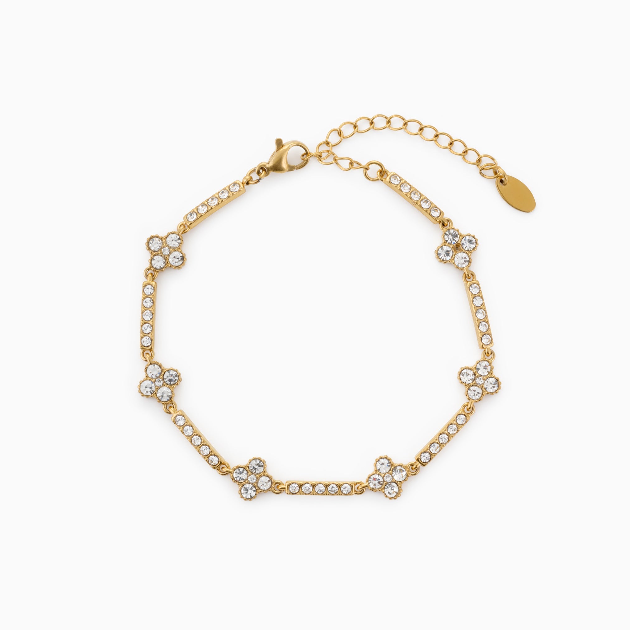 TOTAL GLAM BAR BRACELET best gold plated tarnish and water resistant piece by Irish Jewellery brand - Lynott Jewellery
