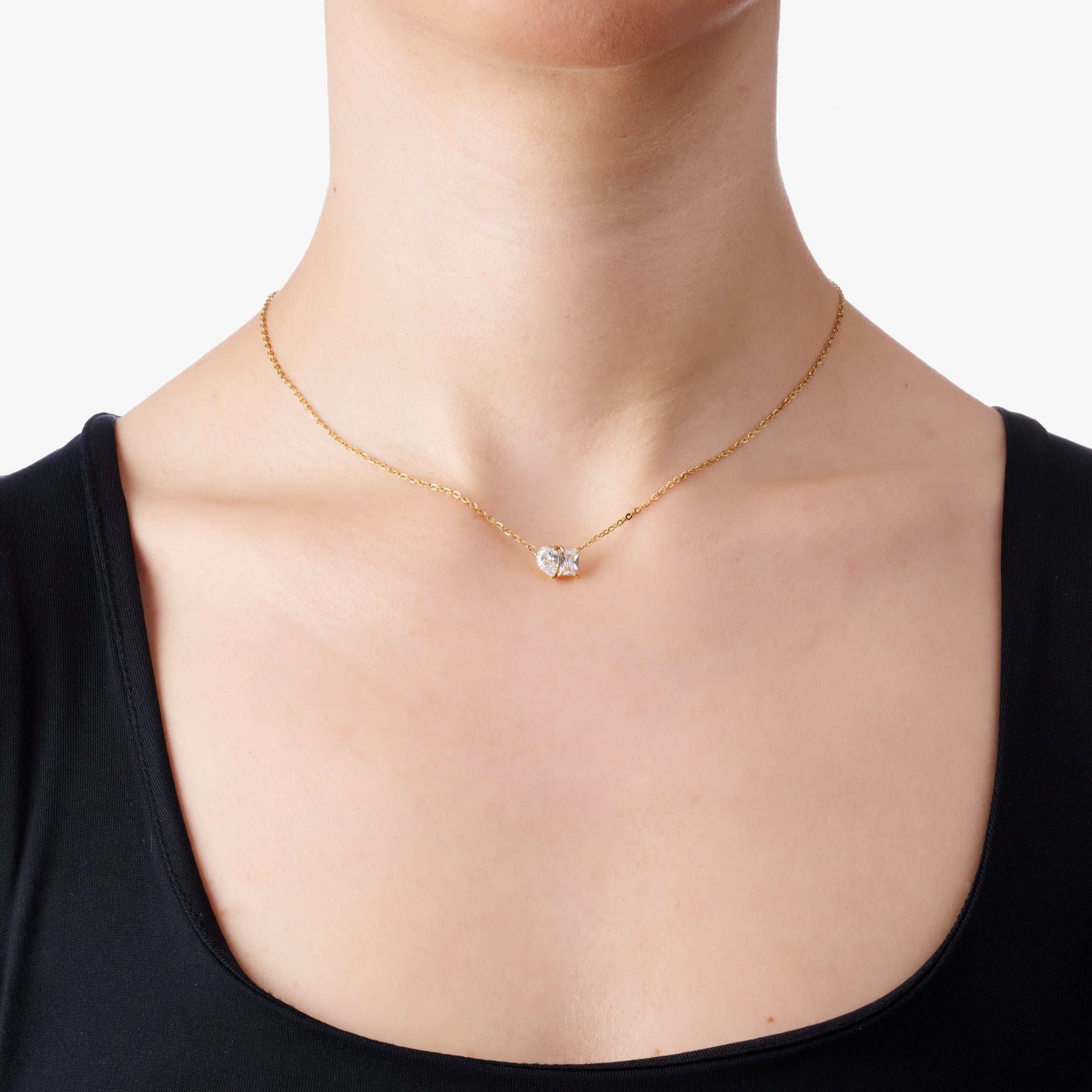 MOI ET TOI NECKLACE best gold plated tarnish and water resistant piece by Irish Jewellery brand - Lynott Jewellery