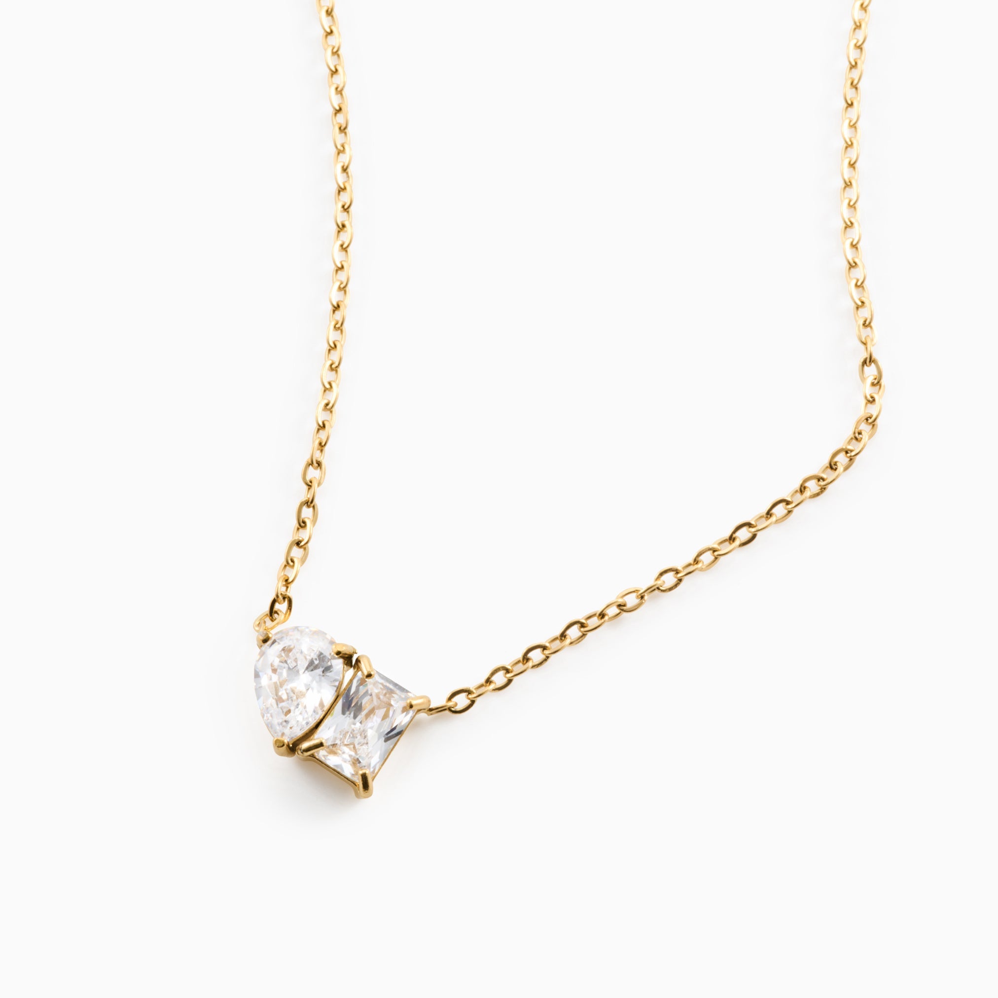 MOI ET TOI NECKLACE best gold plated tarnish and water resistant piece by Irish Jewellery brand - Lynott Jewellery