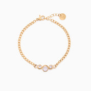 BE MINE BRACELET best gold plated tarnish and water resistant piece by Irish Jewellery brand - Lynott Jewellery