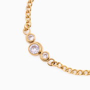 BE MINE BRACELET best gold plated tarnish and water resistant piece by Irish Jewellery brand - Lynott Jewellery