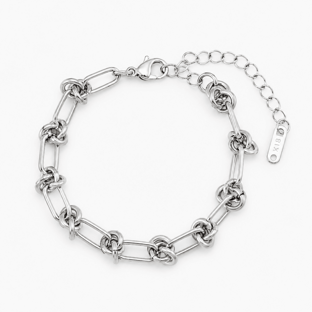 KNOT LINK BRACELET best gold plated tarnish and water resistant piece by Irish Jewellery brand - Lynott Jewellery
