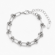 KNOT LINK BRACELET best gold plated tarnish and water resistant piece by Irish Jewellery brand - Lynott Jewellery