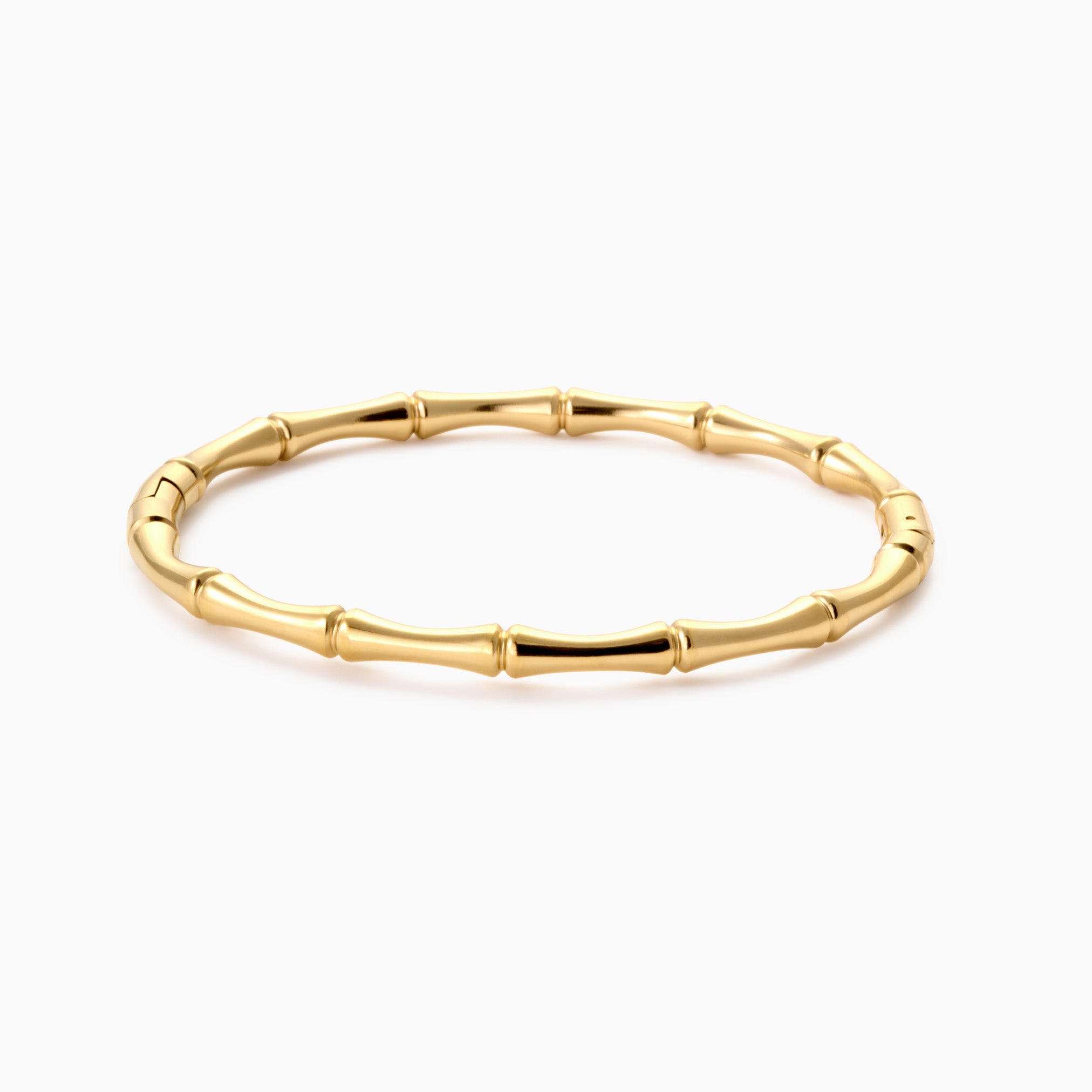 LINEAR LUXE BANGLE best gold plated tarnish and water resistant piece by Irish Jewellery brand - Lynott Jewellery