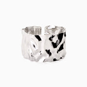 TEXTURED STATEMENT BANGLE best gold plated tarnish and water resistant piece by Irish Jewellery brand - Lynott Jewellery