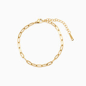 GILDED DRIFT LINK BRACELET best gold plated tarnish and water resistant piece by Irish Jewellery brand - Lynott Jewellery